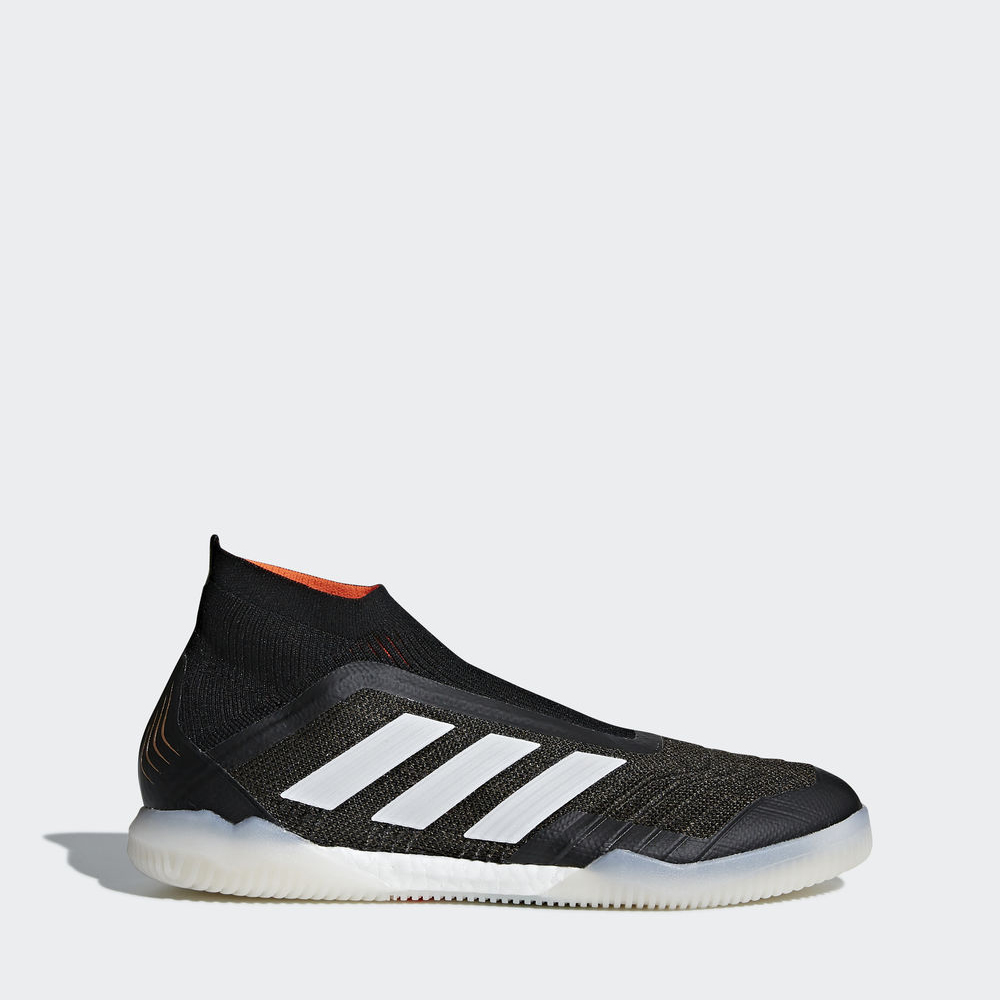 Adidas Predator Tango 18+ Indoor - ποδοσφαιρικα παπουτσια ανδρικα - Μαυρα/Ασπρα/Κοκκινα,Μέγεθος: EU